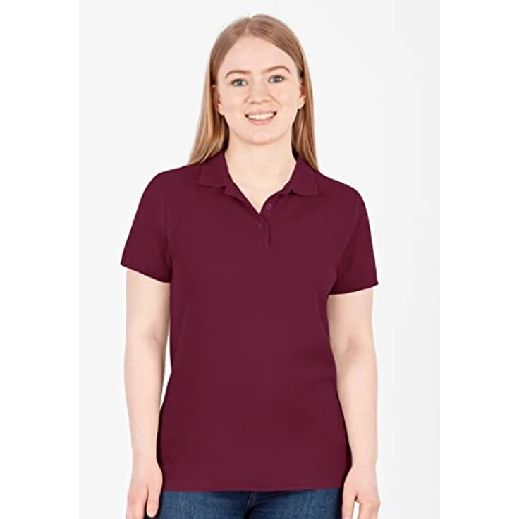 JAKO Herren Polo Organic Shirt, klassisches Piqué, 100% Bio-Baumwolle, Rot, (3XL) – Bild 3