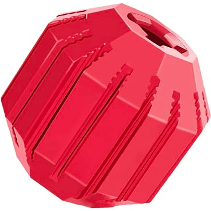KONG Stuff-A-Ball, Langlebiges Kauspielzeug aus Gummi für kleine Hunde, Zahngesundheit & Zahnreinigung, Befüllbar für Leckerlis und Snacks – Bild 1