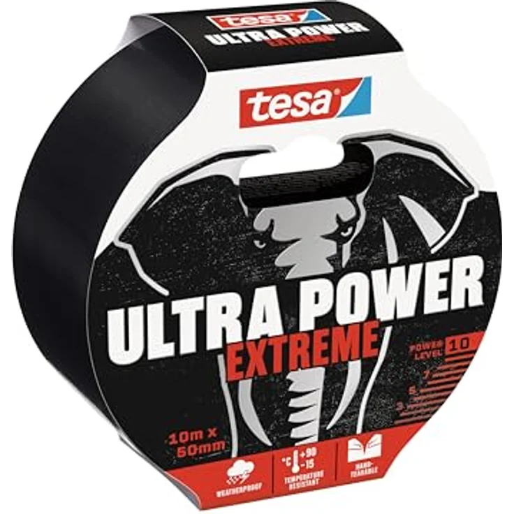 tesa Reparaturband ULTRA POWER EXTREME, 50 mm x 10,0 m – Bild 2