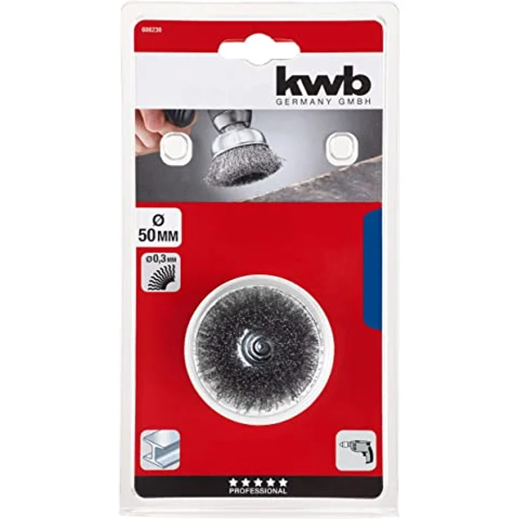 KWB 6062-30 Topfbürste, HSS Stahldraht, gewellt – Bild 4
