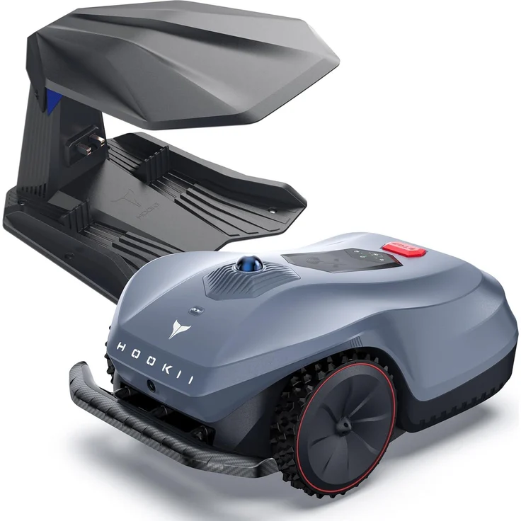 HOOKII Neomow X SE, kabelloser Mähroboter mit 4G-Modul und GPS, max. 4000 m² Flächenabdeckung, Schnitthöhe 30–85 mm, Steigungen bis 45°