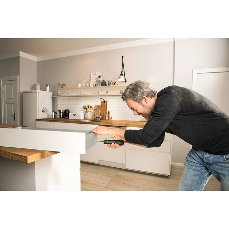 Bosch Akkuschrauber PushDrive (3,6 Volt, 32 Bits, Aufbewahrungsbox) – Bild 4