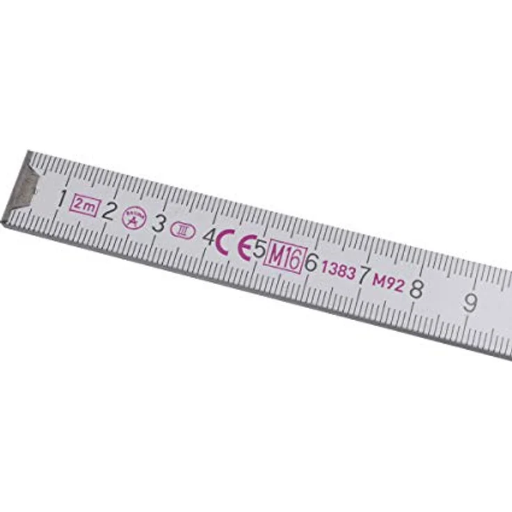 Bernstein 7-502 Zollstock 2m Holz – Bild 4