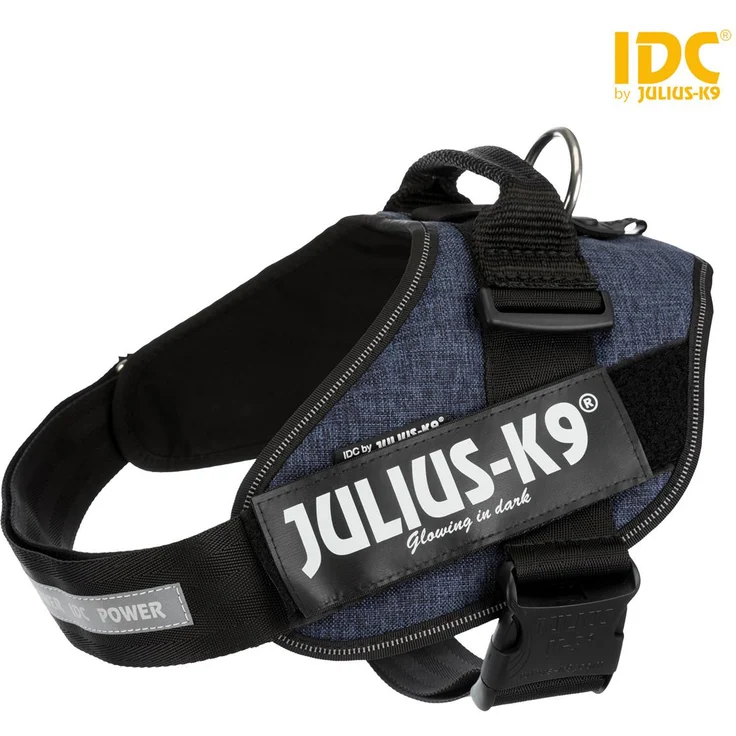 Julius-K9® IDC Powergeschirr Gr. 0 bis XXL jeans Gr. 2 (L-XL) – Bild 1