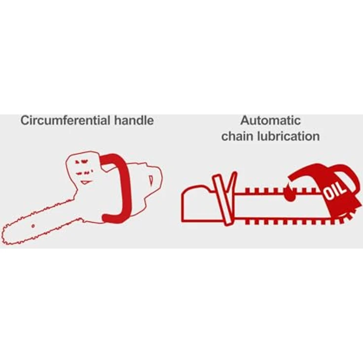 Scheppach CSP560S, Benzin-Kettensäge mit 2,3 kW Motor, 56 cm³ Hubraum, 22 m/s Kettengeschwindigkeit, 0,55 Liter Tankvolumen – Bild 4