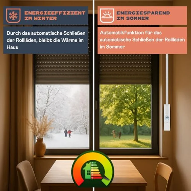 HOMEPILOT Home Pilot - Power Version, Premium Gurtwickler für schwere Rollläden bis 60 kg, automatisierte Steuerung, made in Germany – Bild 5