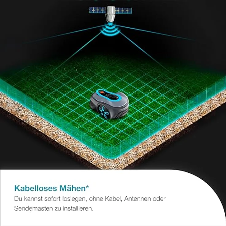 Gardena Mähroboter smart SILENO free 600 m² Set, Rasenroboter ohne Begrenzungskabel, Antikollisions-Radar – Bild 4