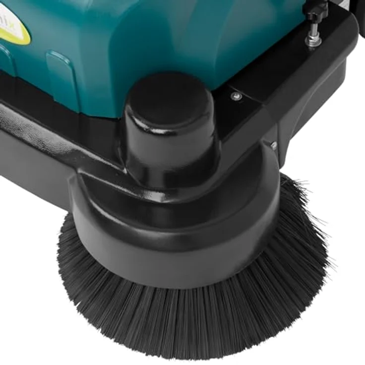 Ulsonix Handkehrmaschine Akku-Saug-Kehrmaschine Kehrsaugmaschine 4800 m²/h Bürstenbreite 52 cm, weiß – Bild 3