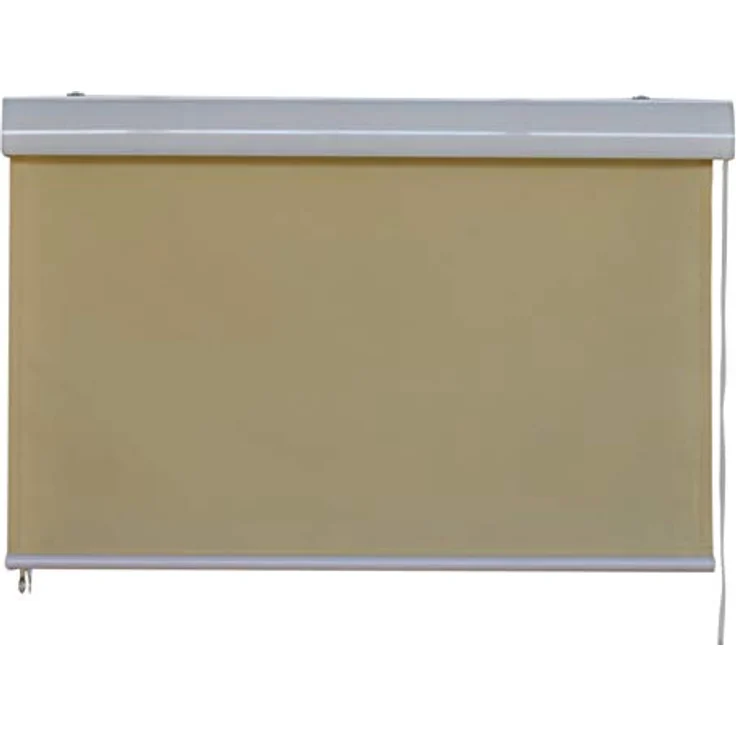Jet-Line® | Senkrechtmarkise | Außenrollo | Balkonrollo | Vertikalmarkise | Kasetten | Balkonmarkise | Beschattung | Balkonrollo | Sichtschutzrollo | beige | Kassette | 1.7 x 2.3 | Garten | Terrasse – Bild 2