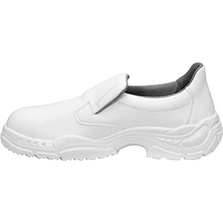 ELTEN WHITE Slipper Low ESD S2 Sicherheitsschuh, hydrophobierte Mikrofaser, atmungsaktives Textilfutter, MONO-PU Sohle SAFETY-GRIP, grau – Bild 7