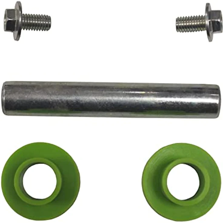Schubkarrenrad grün/Schwarz Vollgummi 4.80/4.00-8 + Achse Ersatzrad Reifen Schiebkarre PU – Bild 6