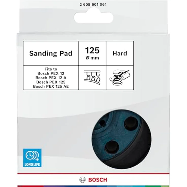 Bosch Professional Schleifteller für PEX 12, PEX 12 A und PEX 125 (Ø 125 mm, hart) – Bild 4