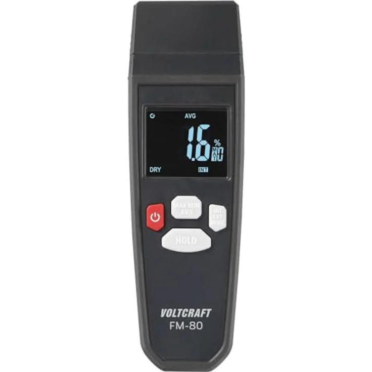VOLTCRAFT Feuchtigkeitsmesser Feuchte-Messgerät, für Harthölzer mit Materialfeuchteindikator MF-80 – Bild 2