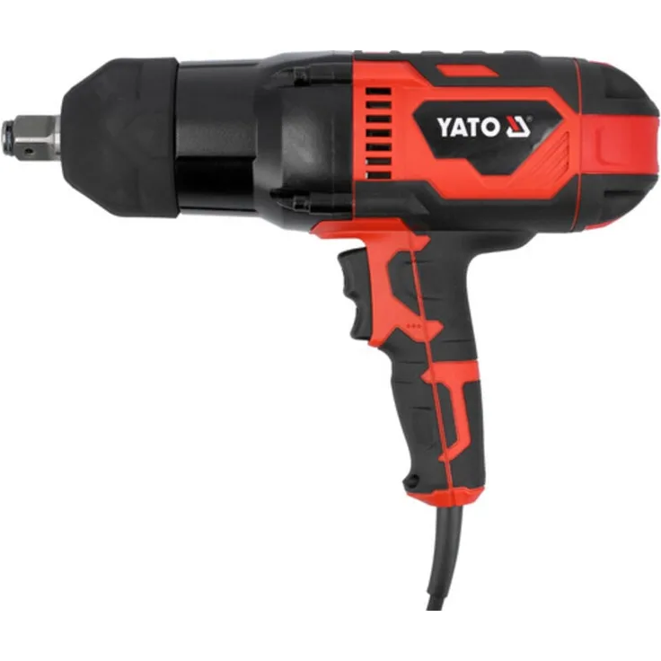 YATO Elektrischer Schlagschrauber YT-82025, 3/4' 1200 W, max. Drehmoment 2000 Nm, Aluminium-Getriebegehäuse, inkl. Tragetasche