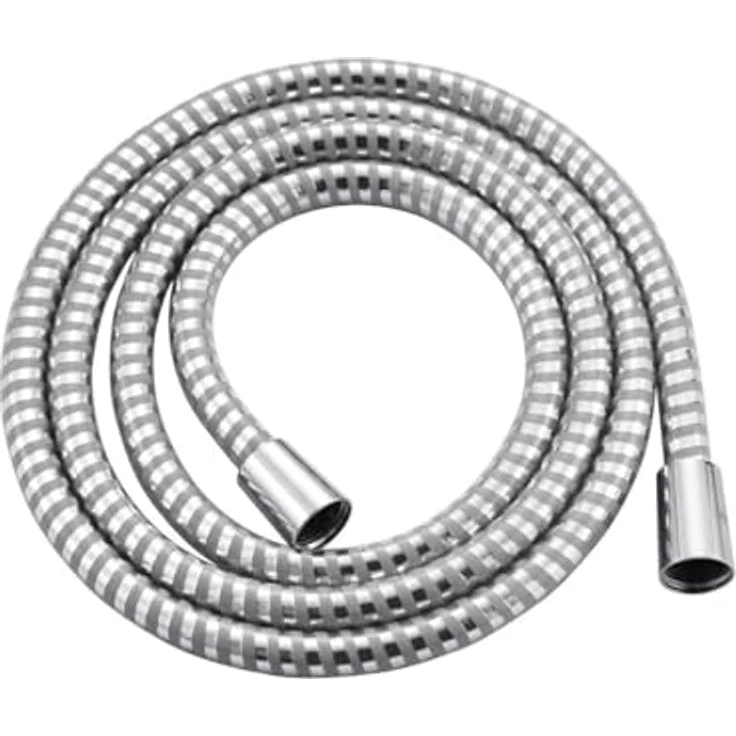 Primaster Duschschlauch Prima Flex 200 cm chrom, Spiraloptik, knickfest, chromfarben – Bild 1