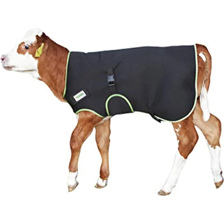 Kerbl Kälberdecke Premium schwarz, 80 cm – Bild 2