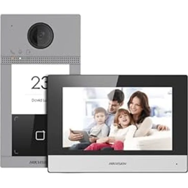 Hikvision DS-KIS604-S(O-STD) Intercom Komplettsystem Türsprechanlage 1 Partei