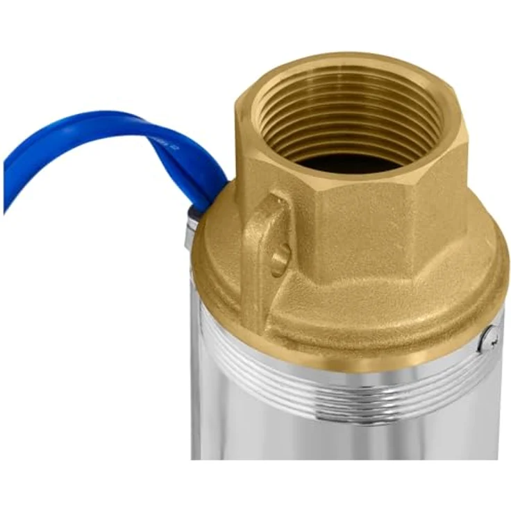 MSW - Pumpe Brunnenpumpe Tiefbrunnenpumpe Tauchpumpe 3.800 L H 750 Watt Edelstahl – Bild 3