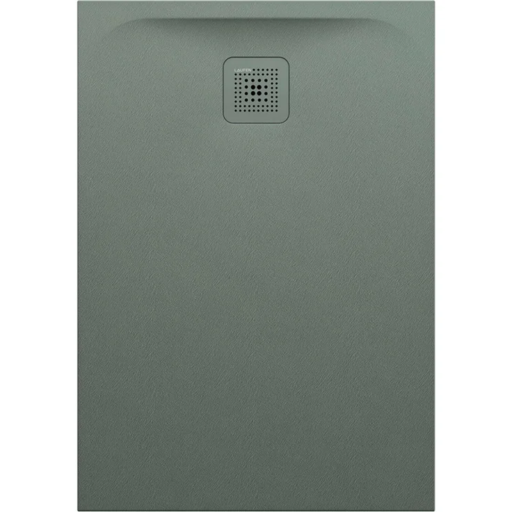 Laufen Pro Duschwanne, superflach, 1000x700x33mm, matte Oberfläche in Betongrau, mittiger Ablauf 90mm