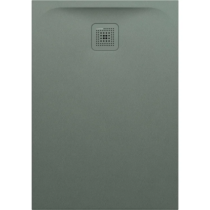 Laufen Pro Duschwanne, superflach, 1000x700x33mm, matte Oberfläche in Betongrau, mittiger Ablauf 90mm