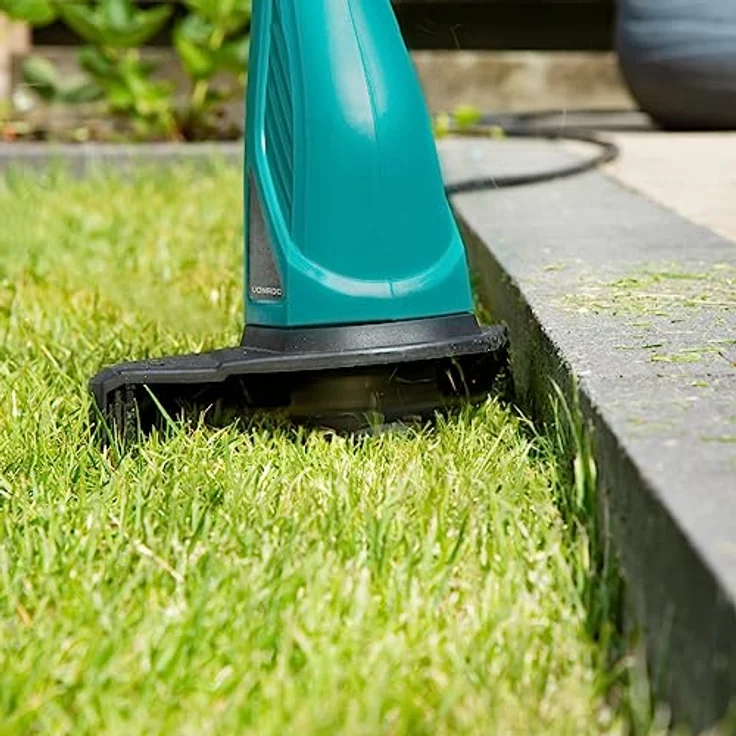 VONROC Elektro-Rasentrimmer 300W, 23 cm Arbeitsbreite, Tap-and-Go System, mit 2 Fadenspulen – Bild 5