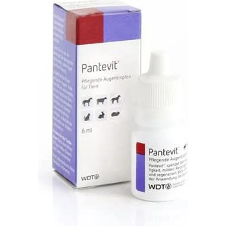 Pantevit Augentropfen Doppelpack 2 x 8 ml Augentropfen für Tiere zur Unterstützung der Augenpflege - Preisvergleich – Bild 2