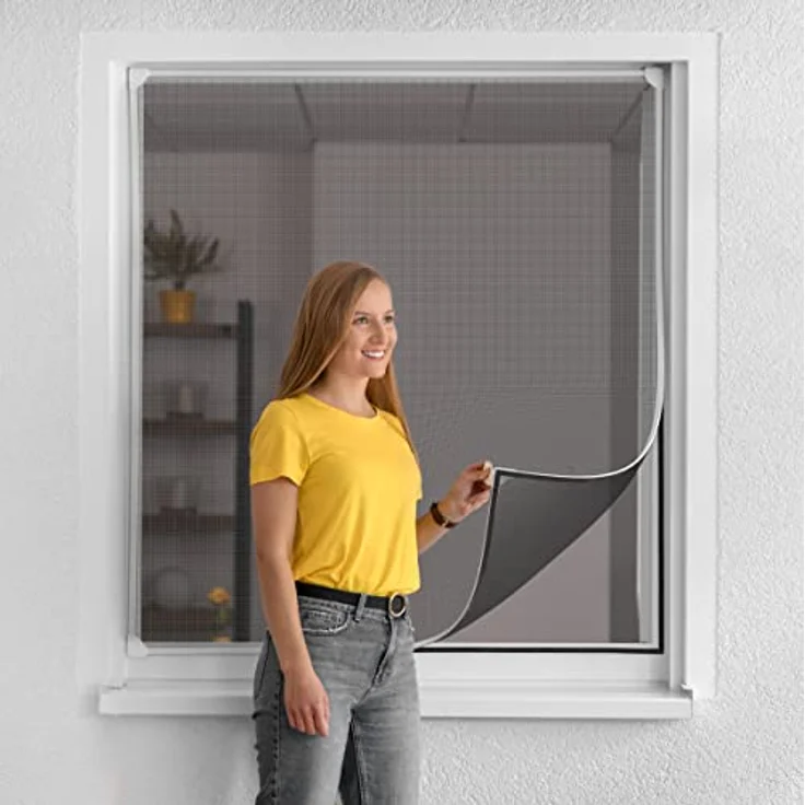 Schellenberg Insektenschutzgitter Magnetrahmen 100 x 120 cm – Bild 2