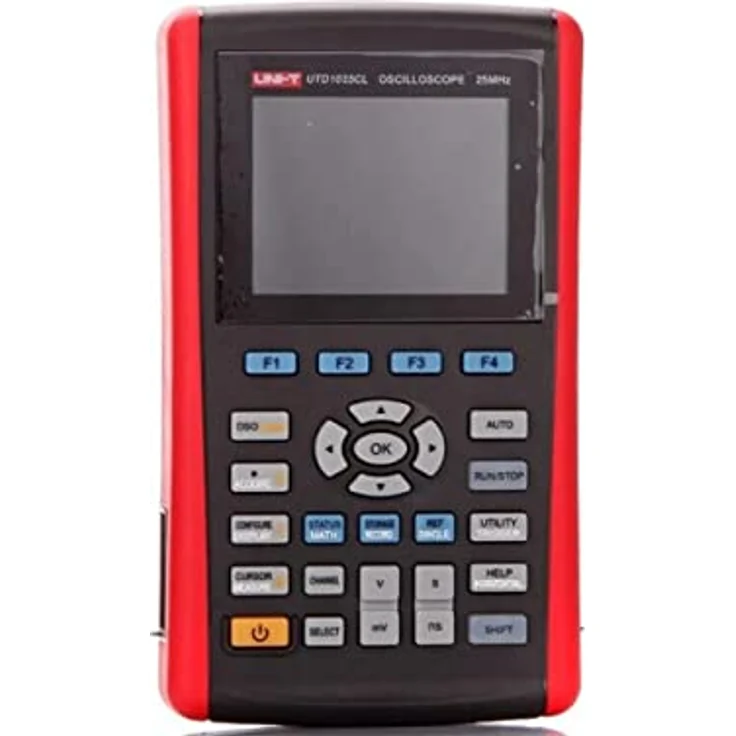 UNI-T UTD1025CL Tragbar Digitales Speicheroszilloskop 25MHz, 1 Kanal, 200 Msa/s, 2 in 1 Oszilloskop & Multimeter mit 3,5 Zoll TFL LCD – Bild 1