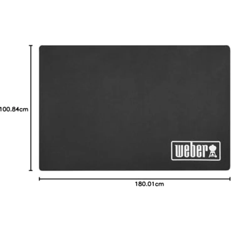 Weber Grillmatte 180 x 100 cm Grillunterlage Bodenschutzmatte - Preisvergleich – Bild 2