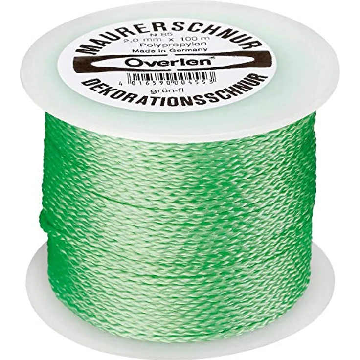 Overmann Maurerschnur PP fluoresz.2,0mm 100m grün