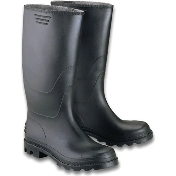 WORKWEAR PLUS Gummistiefel RANGER PVC, schwarz, Größe 47, für Garten und Freizeit – Bild 2