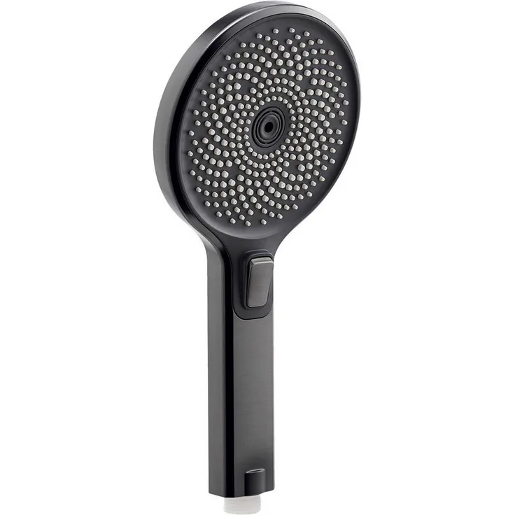 SCHÖNER WOHNEN-Kollektion Handbrause BIELLA, wassersparender Duschkopf rund, Industrial, mit 3 Strahlarten