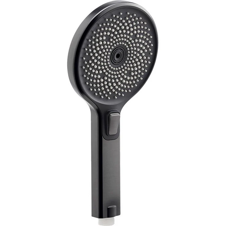 SCHÖNER WOHNEN-Kollektion Handbrause BIELLA, wassersparender Duschkopf rund, Industrial, mit 3 Strahlarten