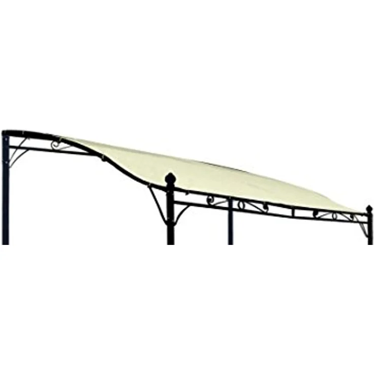 DEGAMO Pavillon-Ersatzdach MANTOVA, 300x250cm, PVC-beschichtet ecru – Bild 2