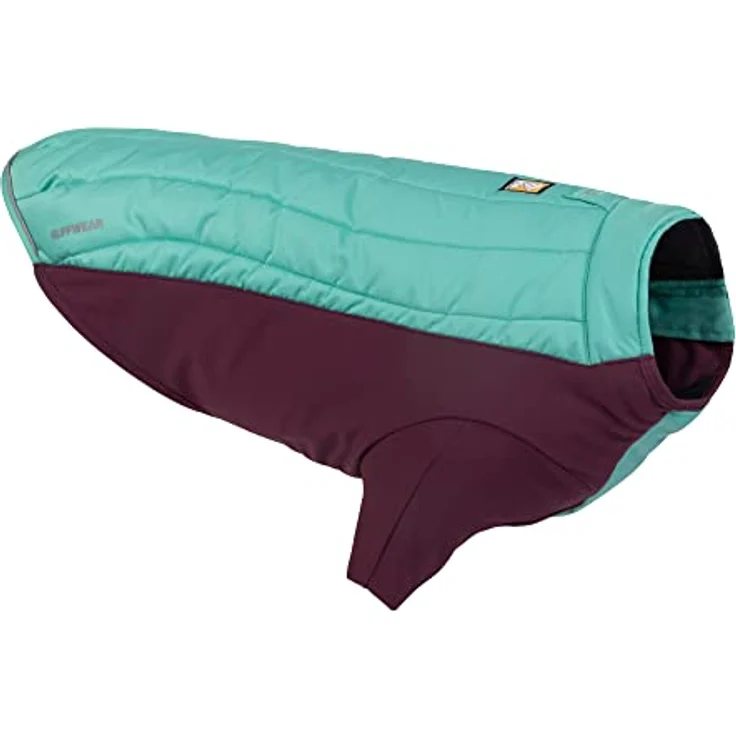 RUFFWEAR Powder Hound Isolierte Hundejacke, Wetter- und wasserabweisend, kaltes Wetter, Hundemantel mit Fleecefutter, Premium Wintermantel Schneeanzug für Hunde,Aurora Teal – X-Small – Bild 1