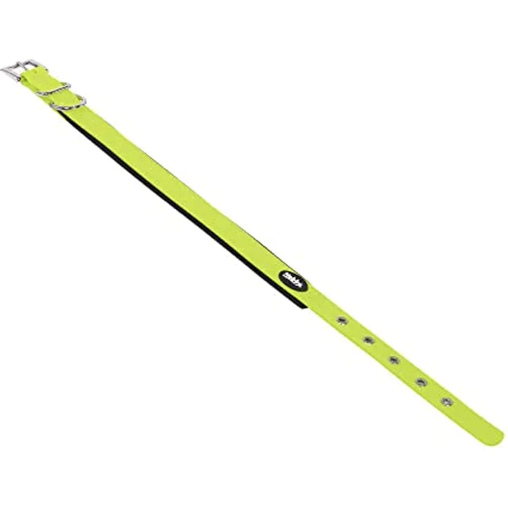 Nobby Halsband Cover, neon gelb L: 30-40 cm, B: 20 mm, 1 Stück