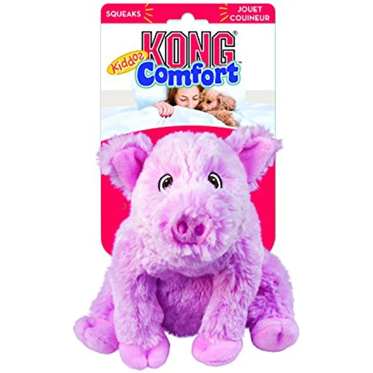 KONG Komfort Kiddos Pig Hundespielzeug, klein – Bild 3