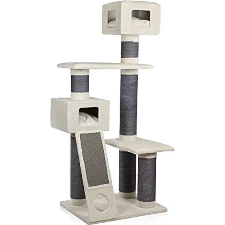 CanadianCat Company | Kratzbaum Maine Coon 209 - beige - XXL mit extra dicken Sisalsäulen - Geeignet für große und schwere Katzen – Bild 1