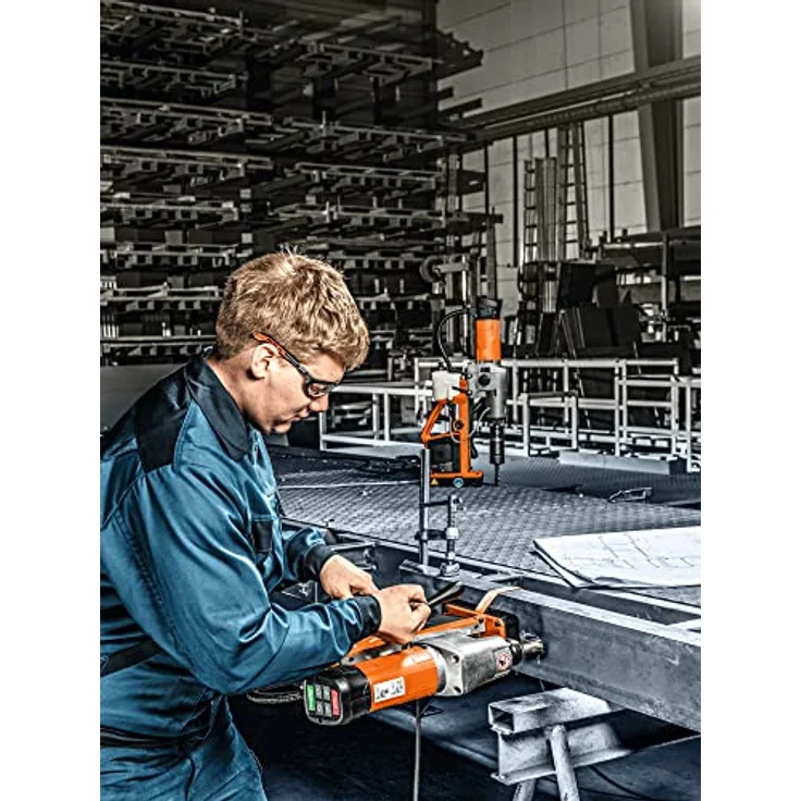 Fein Kernbohrer 63134999061, Set mit 6 Bohrern Ø 12-22 mm und 2 Zentrierstiften, Schnitttiefe 25 mm im Kunststoff-Koffer – Bild 4