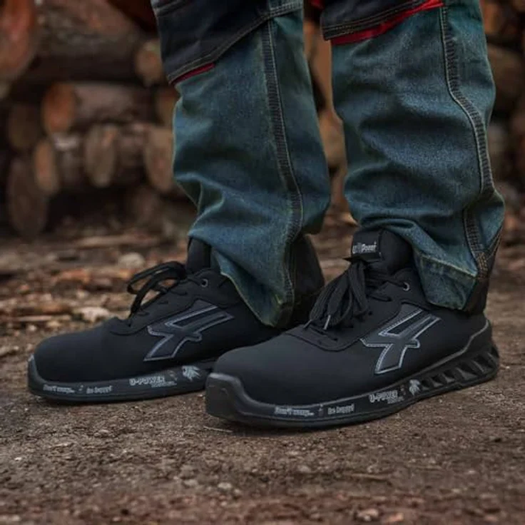 U-Power Ben Esd S3 Ci Src Sicherheitsschuh, extrem leichter Sicherheitshalbschuh mit Mikrofaser-Obermaterial und durchtrittsicherer Zwischensohle – Bild 3