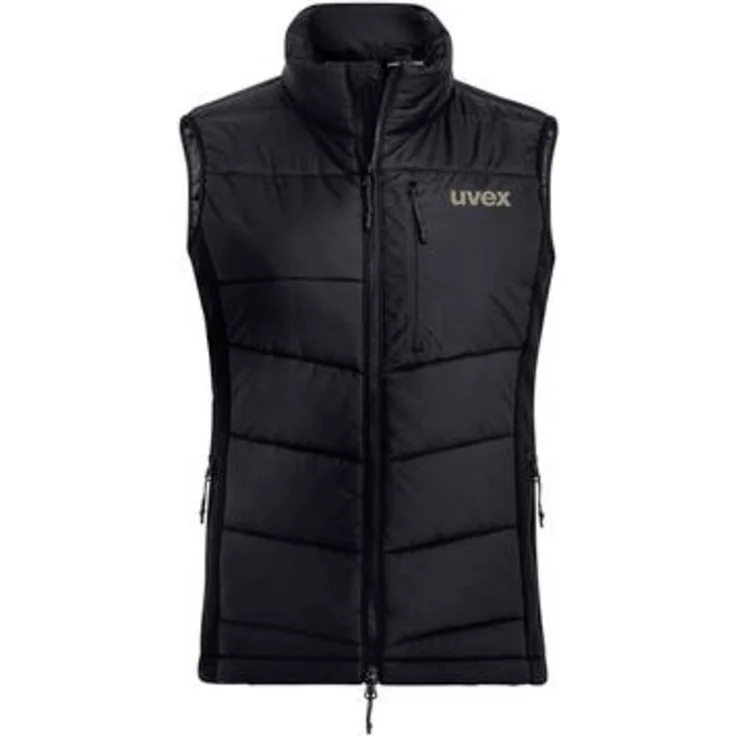 Uvex 7070513 70705 Weste, Arbeitsjacke aus innovativen Materialien, Größe XXL, Schwarz