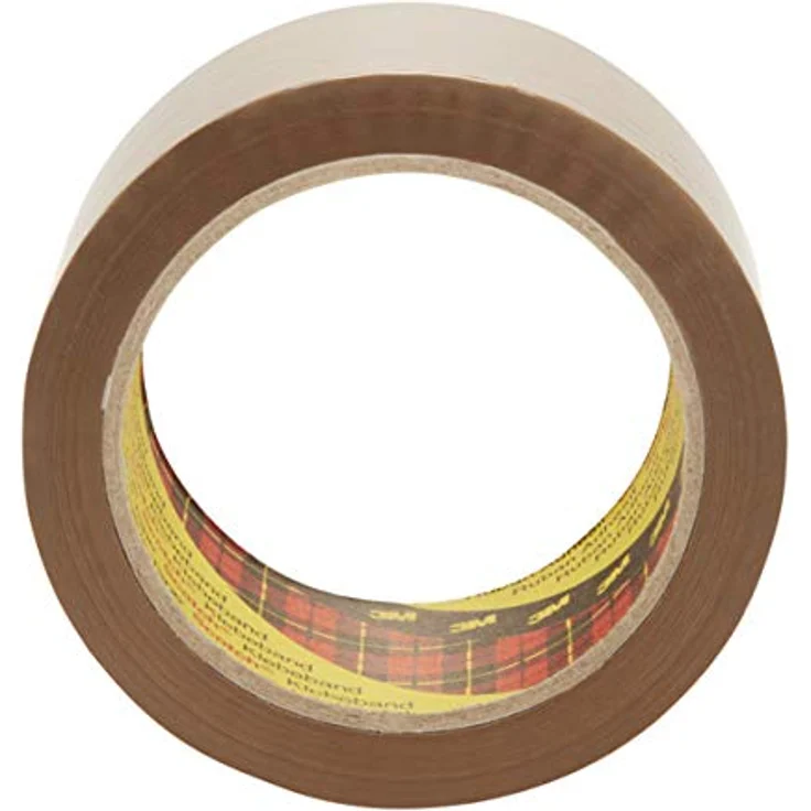 Scotch Verpackungsklebeband ? Geräuscharmes braunes Klebeband zum Verschließen von Verpackungskartons & mehr ? 50 mm x 66 m ? 6 Rollen - Preisvergleich – Bild 4