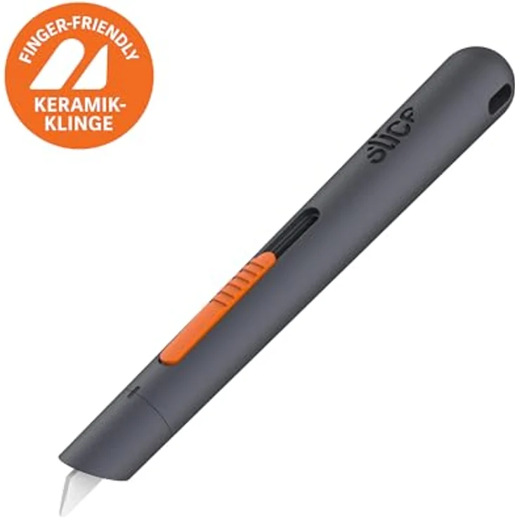 SLICE Cuttermesser Slice 10513, manueller Stift-Cutter mit keramischer Sicherheitsklinge, robuster Griff, 3 Klingenpositionen – Bild 4