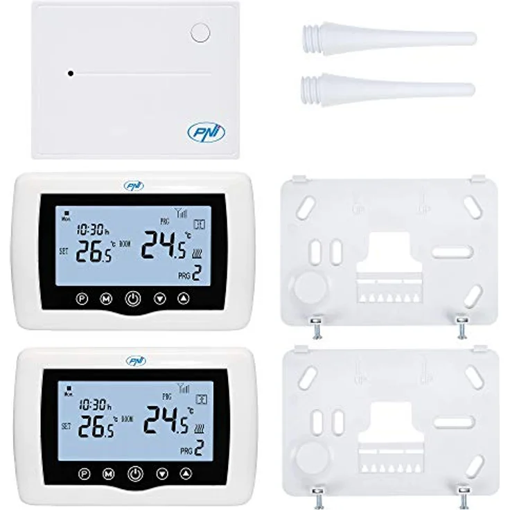 PNI CT400, Intelligenter drahtloser Thermostat mit WiFi, 2-Zonen-Steuerung, TuyaSmart App, Histerese 0,2 °C – Bild 5