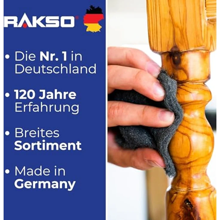 Rakso Stahlwolle 200g 0000 extrem fein – Bild 7