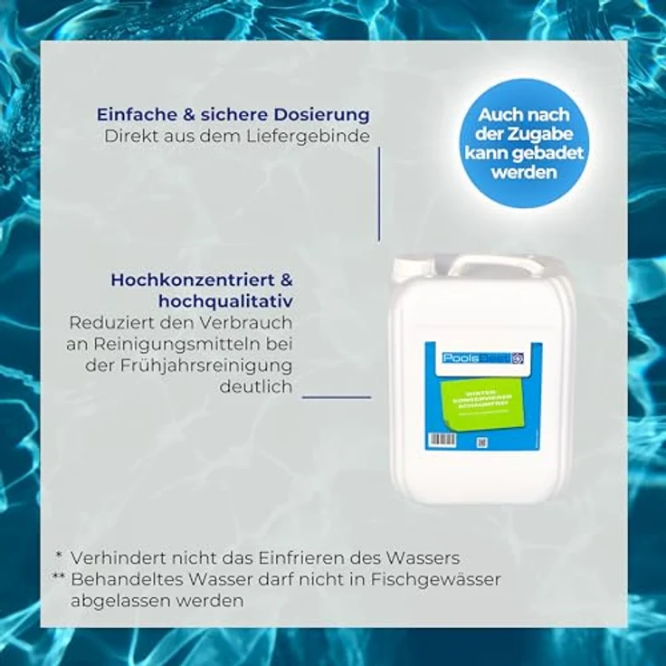 10 l - PoolsBest® Überwinterungskonzentrat – Bild 3