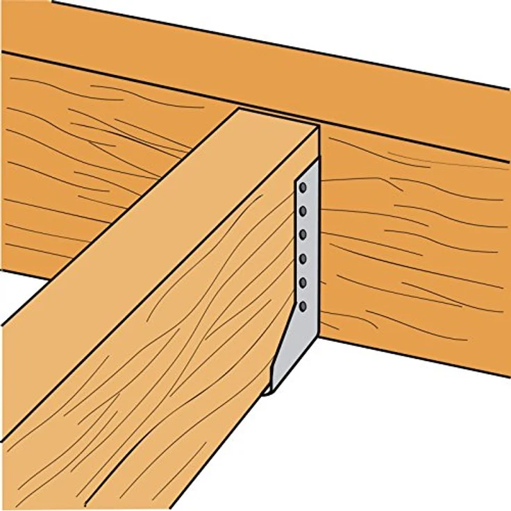Simpson Balkenschuh BSIN 100x200 mm, Innenliegend, feuerverzinkter Stahl, für zweiachsige Belastung – Bild 2