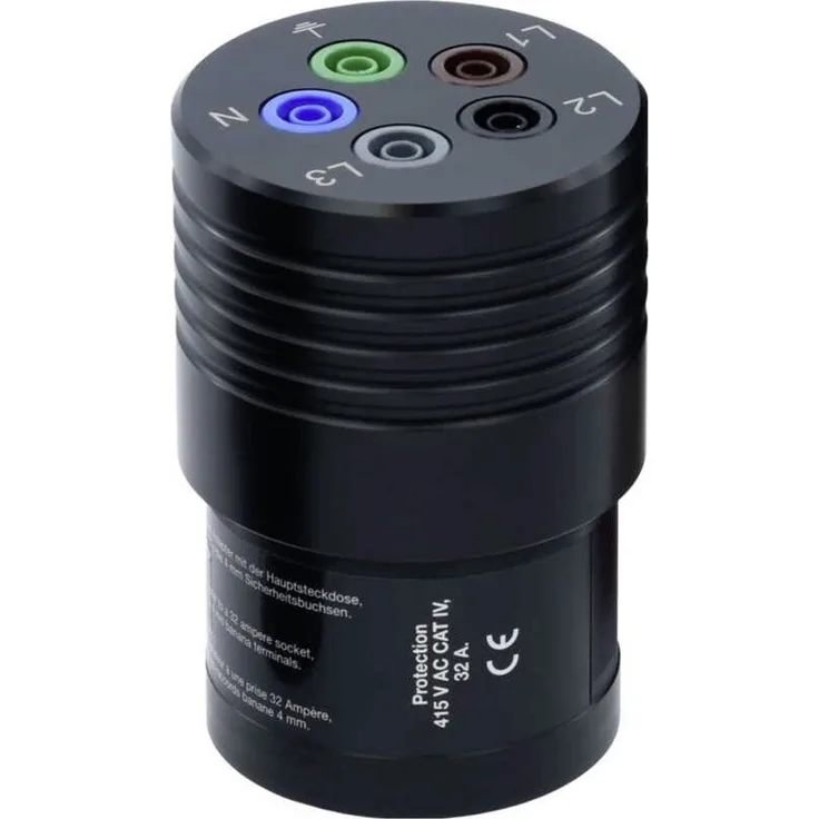 Gossen Metrawatt Spannungsprüfer Gossen Metrawatt Z611P METRALINE A3-32 Prüfadapter 1 St., (METRALINE A3-32), Drehstrom-Adapter 32 A, kleine und robuste Ausführung