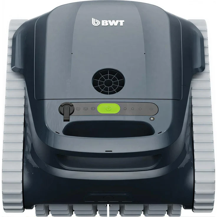 BWT ES Echo, Roboter-Pool-Reiniger für Boden, Wand und Wasserlinie, Schwarz, 150 min Akku-Laufzeit, 180 µm Filter