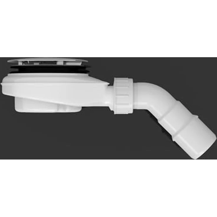 doporro Ablaufgarnitur AL04, Duschablauf für Duschwanne mit 90 mm Ablaufloch, Geruchverschluss mit Haarsieb, hohe Ablaufleistung – Bild 3